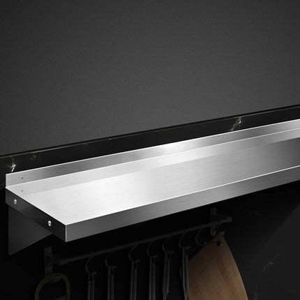 Cefito 1200mm Stainless Steel Kitchen Wall Shelf Mounted Rack.