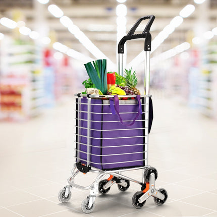 Emajin Shopping Cart Trolley 35L Foldable Climbing Wheels.