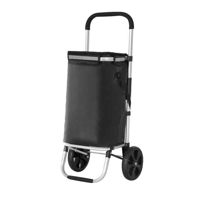 Emajin Shopping Trolley Cart Foldable 45KG Black.
