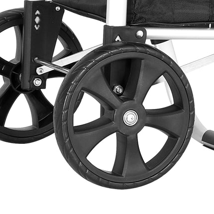 Emajin Shopping Trolley Cart Foldable 45KG Black.