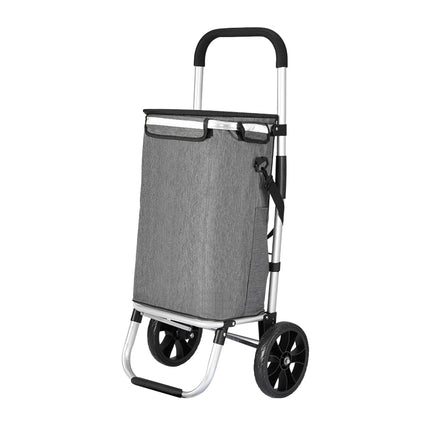 Emajin Shopping Trolley Cart 45KG Foldable Grey.
