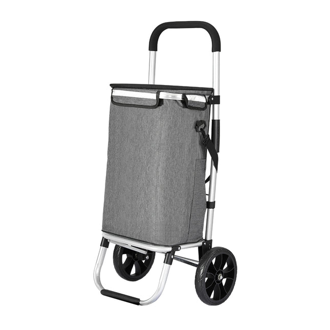 Emajin Shopping Trolley Cart 45KG Foldable Grey.