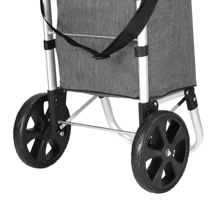Emajin Shopping Trolley Cart 45KG Foldable Grey.