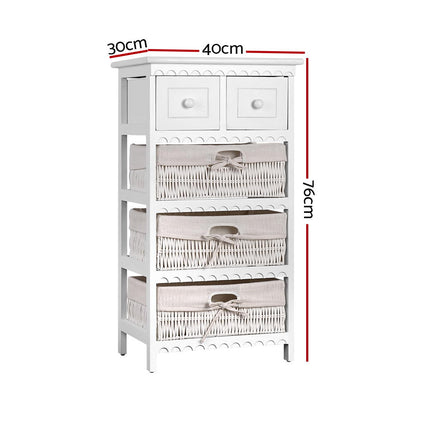 Artiss Bookshelf 3 Tiers - NINA White.
