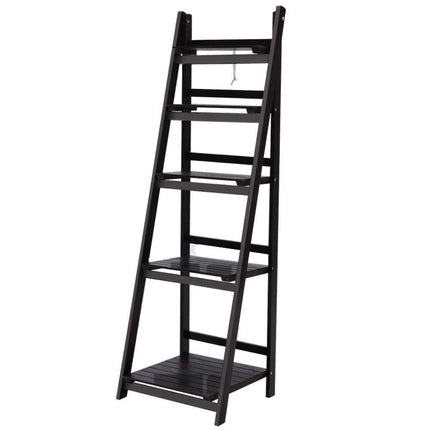 Artiss Bookshelf Corner Shelf 5 Tiers - ZANE Coffee.