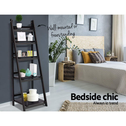 Artiss Bookshelf Corner Shelf 5 Tiers - ZANE Coffee.