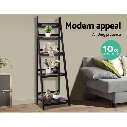 Artiss Bookshelf Corner Shelf 5 Tiers - ZANE Coffee.