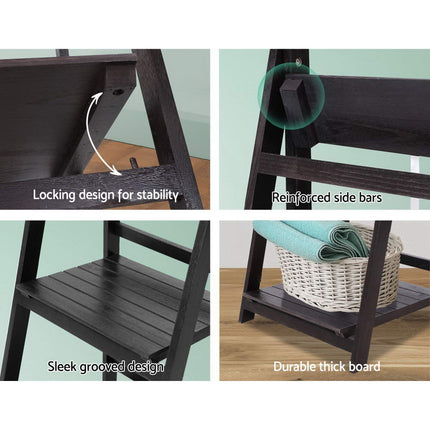 Artiss Bookshelf Corner Shelf 5 Tiers - ZANE Coffee.