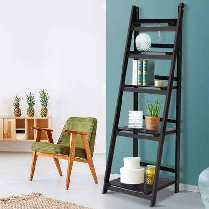 Artiss Bookshelf Corner Shelf 5 Tiers - ZANE Coffee.