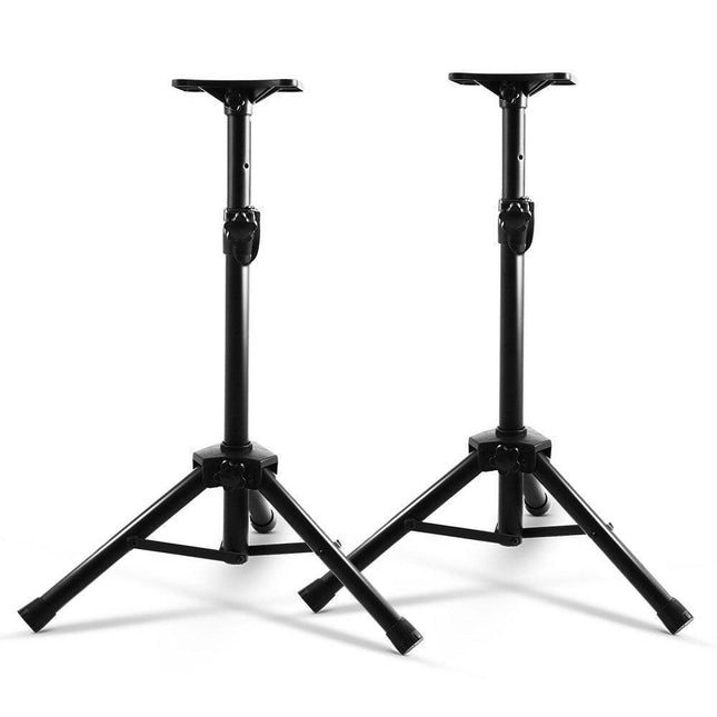 Alpha Speaker Stand 65-120cm Adjustable Height Surround Sound Studio Home 2pcs.