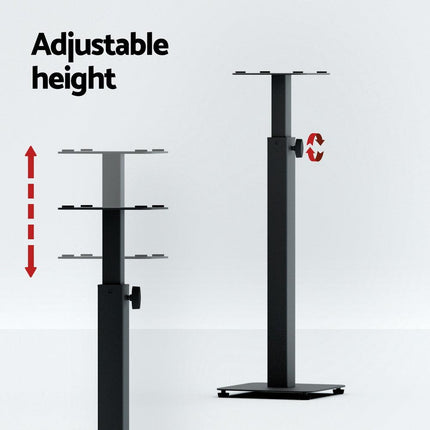 Alpha Speaker Stand 70-117cm Adjustable Height 2pcs.