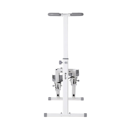 Everfit Step Machine Stair Climber for Home Gym Exercise Foldable LED Display Adjustable Handlebar.