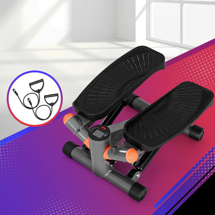 Everfit Mini Stepper with Resistance Rope Aerobic Step Trainer Home Gym 150KG.