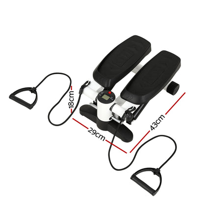 Everfit Mini Stepper Resistance Rope Aerobic Step Trainer Home Workout 150KG.