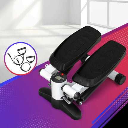 Everfit Mini Stepper Resistance Rope Aerobic Step Trainer Home Workout 150KG.