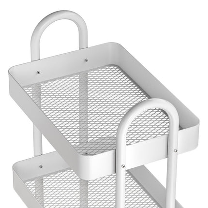 Artiss Storage Trolley Kitchen Cart 4 Tiers White.