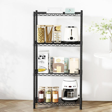 Artiss 4-Tier Shelving Unit Adjustable Garage Storage Shelves Kitchen Rack Steel.