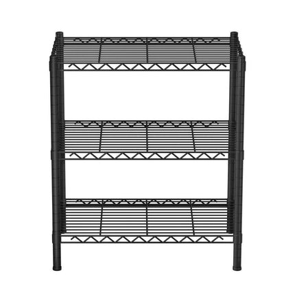Artiss 3-Tier Shelving Unit Adjustable Garage Storage Shelves Kitchen Rack Steel.