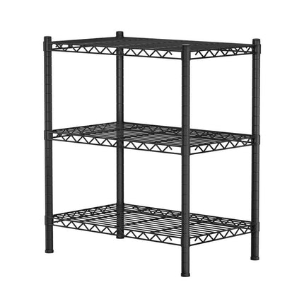 Artiss 3-Tier Shelving Unit Adjustable Garage Storage Shelves Kitchen Rack Steel.
