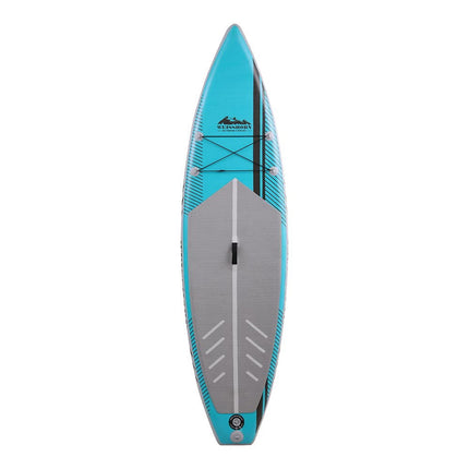Weisshorn Stand Up Paddle Board 10.5ft Inflatable SUP Surfboard Paddleboard Kayak Surf Green.