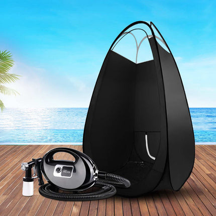 Alba. Spray Tan Machine Spray Gun Spray tent Kit HVLP System Fixed Speed Sunless.