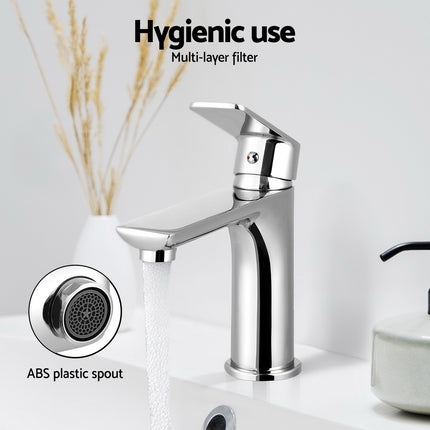 Cefito Bathroom Basin Mixer Tap Brass Faucet Vanity Laundry Sink Chrome.