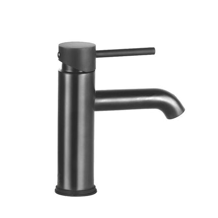 Cefito Bathroom Basin Mixer Tap Round Brass Faucet Vanity Laundry Black.