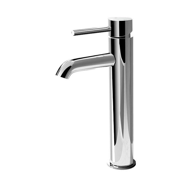 Cefito Bathroom Basin Mixer Tap Round Tall Faucet Vanity Laundry Chrome.