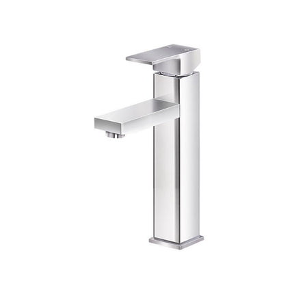 Cefito Bathroom Basin Mixer Tap Square Tall Faucet Vanity Laundry Chrome.