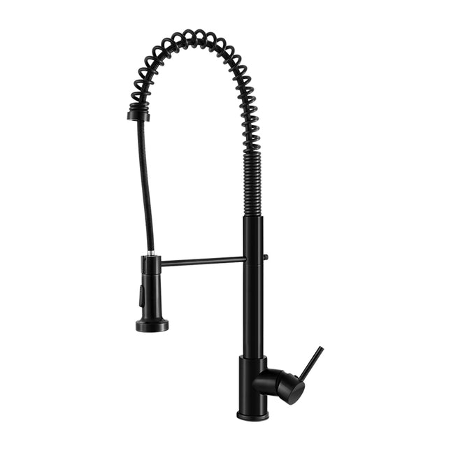 Cefito Kitchen Mixer Tap Pull Down 2 Modes Sink Faucet Basin Laundry Black.