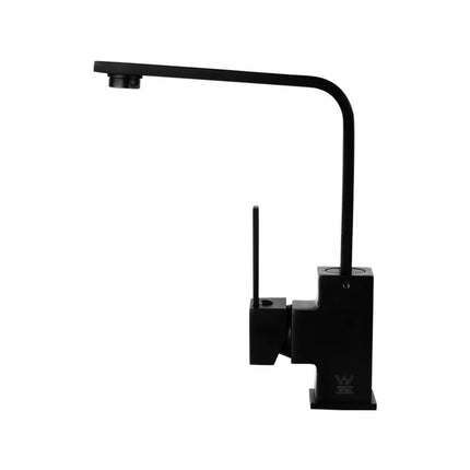 Cefito Kitchen Mixer Tap Mixer Square Sink Faucet Basin Laundry Black.