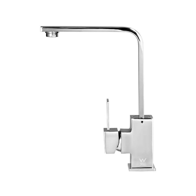 Cefito Kitchen Mixer Tap Mixer Square Sink Faucet Basin Laundry Chrome.