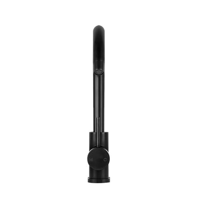 Cefito Kitchen Mixer Tap Mixer Round Sink Faucet Basin Laundry Black.