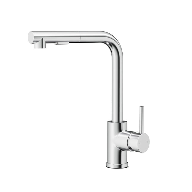 Cefito Kitchen Mixer Tap Pull Out Rectangle 2 Mode Sink Basin Faucet Swivel WELS Chrome.