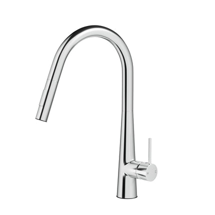 Cefito Kitchen Mixer Tap Pull Out Round 2 Mode Sink Basin Faucet Swivel WELS Chrome.