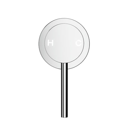 Cefito Basin Mixer Wall Tap Round Brass Faucet Shower Bathtub Chrome.