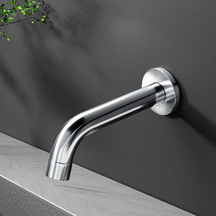 Cefito Bathroom Mixer Spout Wall Bath Tap Round Shower Bathtub Chrome.