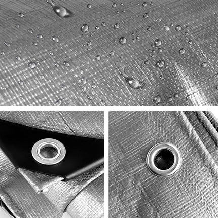 Instahut Tarp Tarpaulin 6x9m Canvas Camping Heavy Duty Sun Cover.