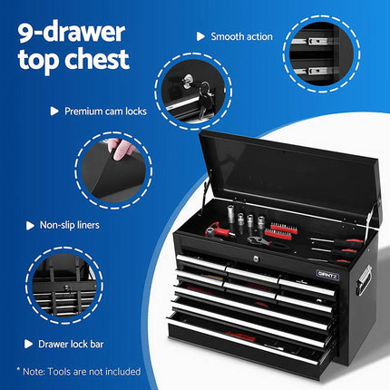 Giantz Tool Chest Trolley 12 Drawers Storage Cabinet Toolbox.