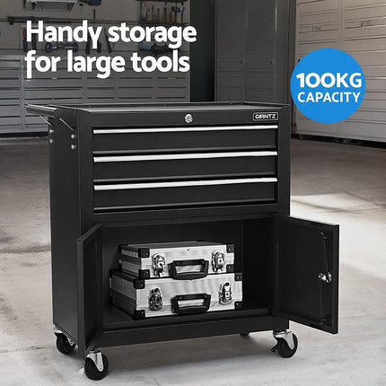 Giantz Tool Chest Trolley 12 Drawers Storage Cabinet Toolbox.