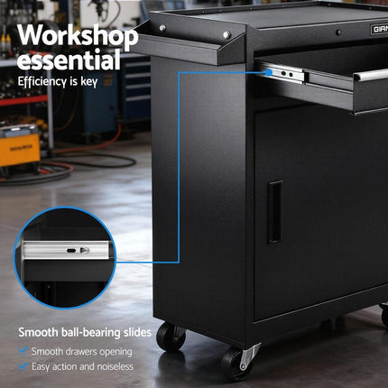 Giantz Tool Chest Trolley Cabinet Rolling Toolbox Garage Storage Tools organizer.