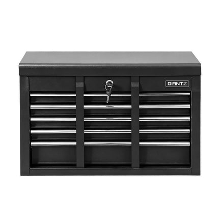 GIANTZ 5 Drawer Tool Chest Box Cabinet Lockable Garage Storage Organiser Black.
