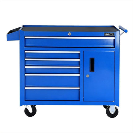 Giantz 6 Drawer Tool Chest Trolley Cabinet Cart Toolbox Storage Organiser Wheels.