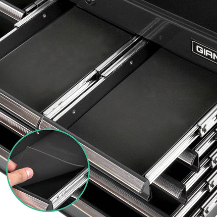Giantz 9 Drawer Tool Box Cabinet Chest Toolbox Storage Garage Organiser Black.