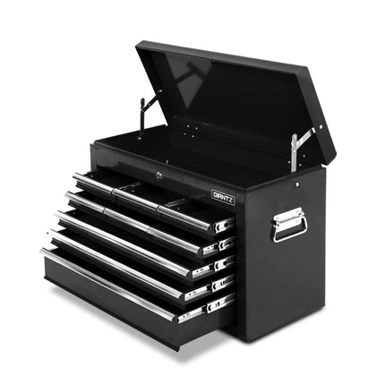 Giantz 9 Drawer Tool Box Cabinet Chest Toolbox Storage Garage Organiser Black.