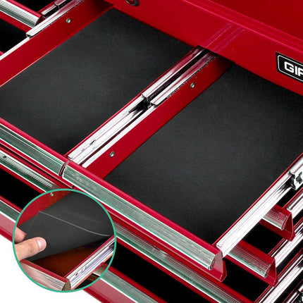 Giantz 9 Drawer Tool Box Cabinet Chest Toolbox Storage Garage Organiser Red.