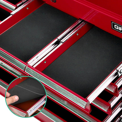 Giantz 9 Drawer Tool Box Cabinet Chest Toolbox Storage Garage Organiser Red.