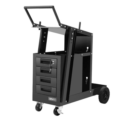Giantz Welding Trolley Cart 4 Drawer MIG TIG ARC Welder Plasma Cutter.