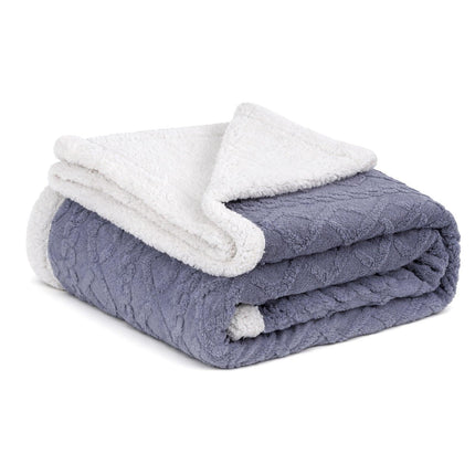 Giselle 152x203cm Throw Blanket Double-Sided Fleece Lightweight For Sofa Couch Bed Queen.