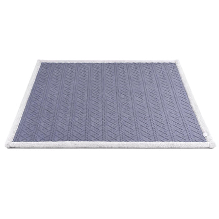 Giselle 203x230cm Throw Blanket Double-Sided Fleece Lightweight For Sofa Couch Bed.
